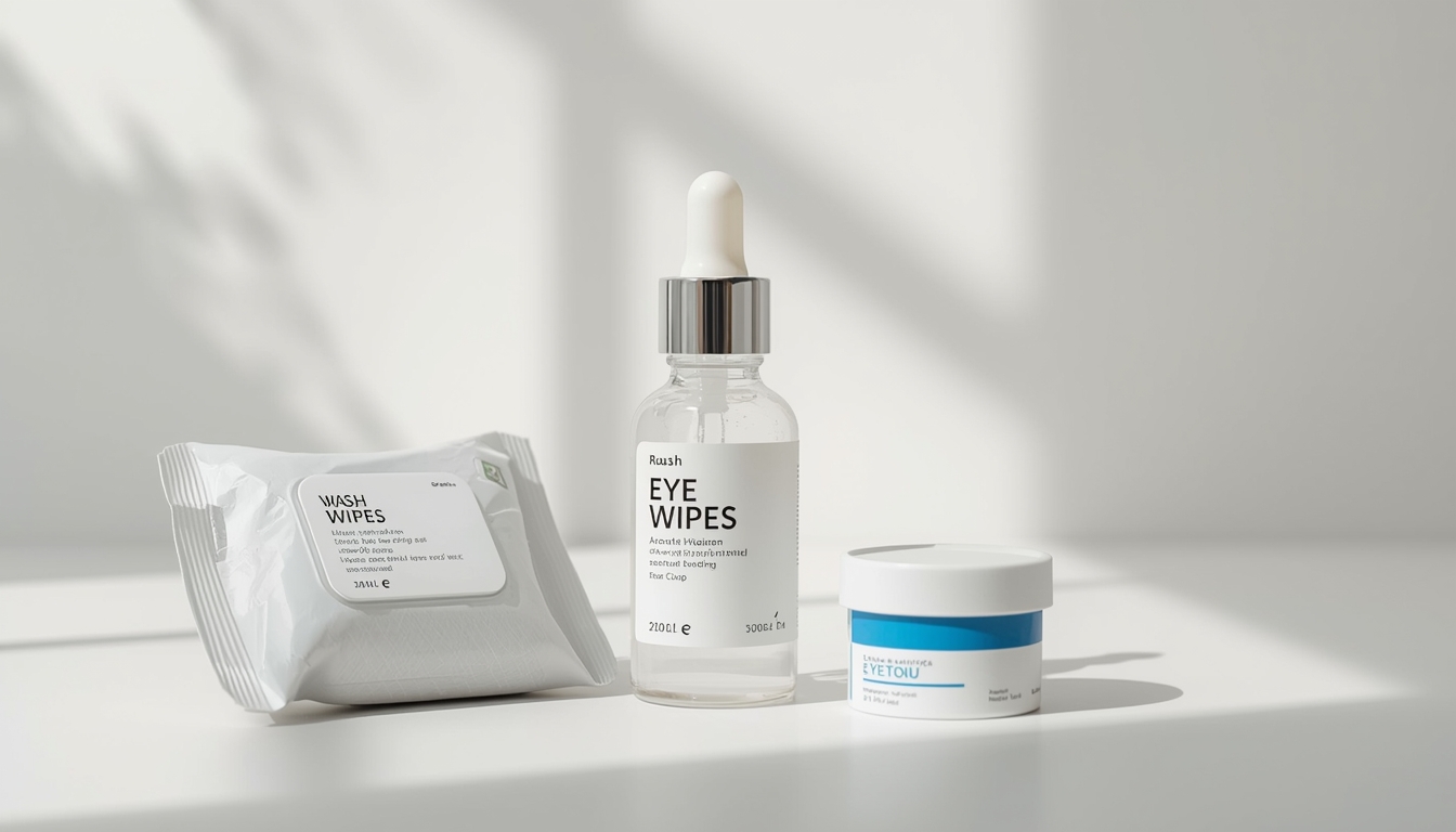 Hygiene products for eye care